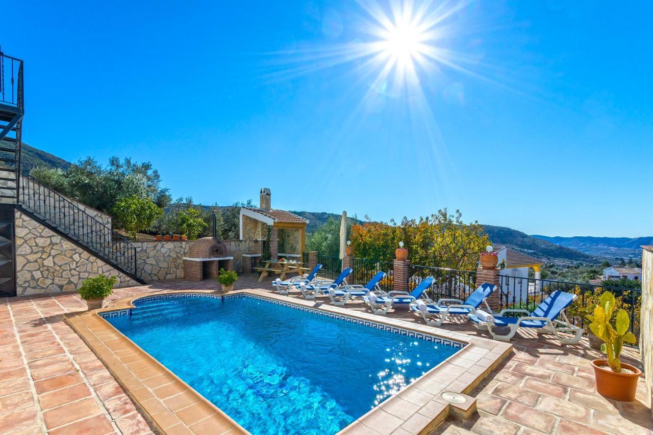 Casa Del Valle Con Piscina Privada Villa Alcaucin Bagian luar foto